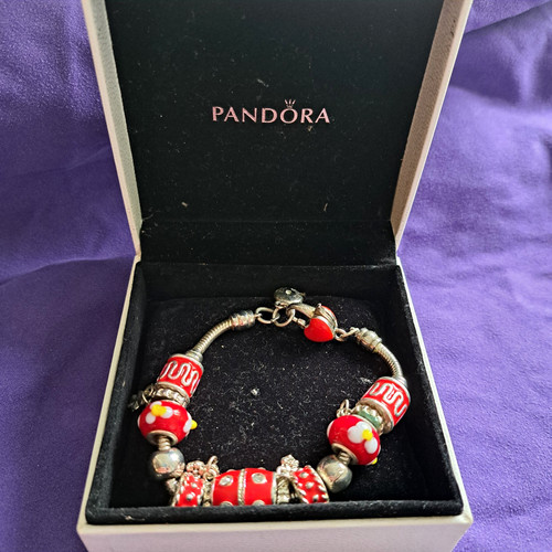 Pandora silver snake - pandora,