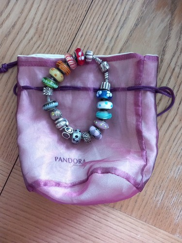 Pandora bracelet with silver - pandora,