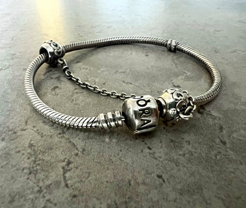 Pandora silver snake - silver, chain