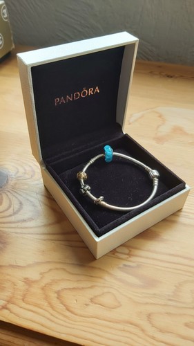 Pandora bracelet with charms - pandora,