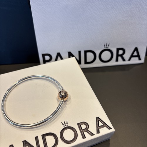 Pandora silver bangle bracelet - pandora,
