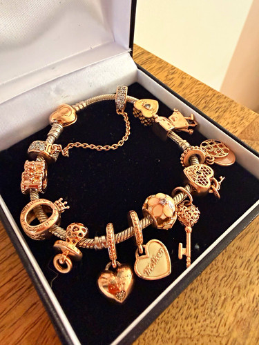Pandora rose gold silver - pandora, gold/