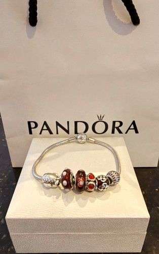 Pandora signed silver snake - silver,