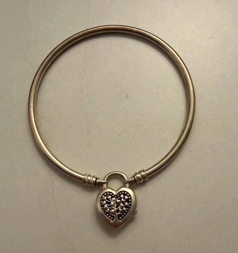 Silver family tree - family, heart