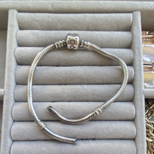 Pandora broken silver snake - pandora,