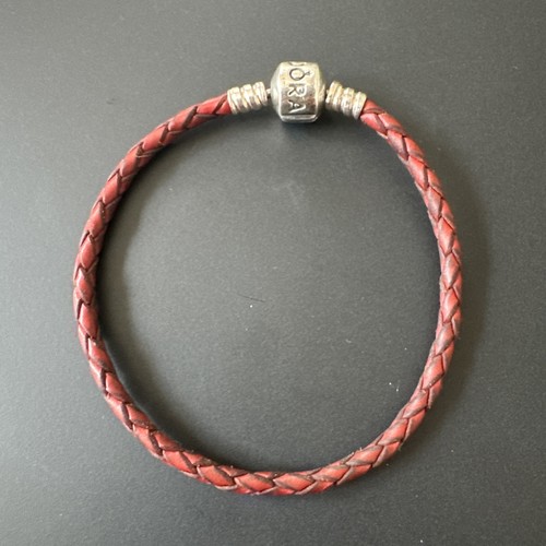 Pandora braided leather single - pandora,
