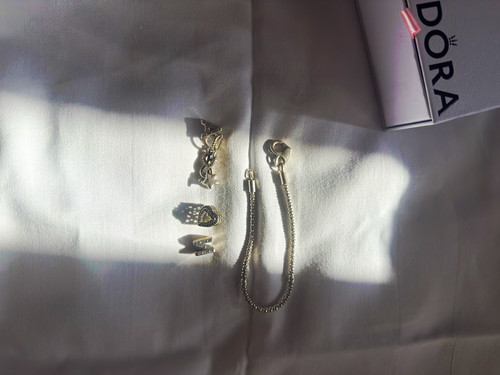 Pandora silver snake chain - silver,