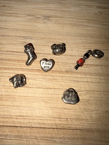 Pandora signed silver snake - signed,