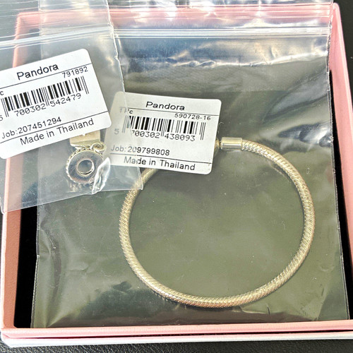 Pandora sterling silver snake - sterling,