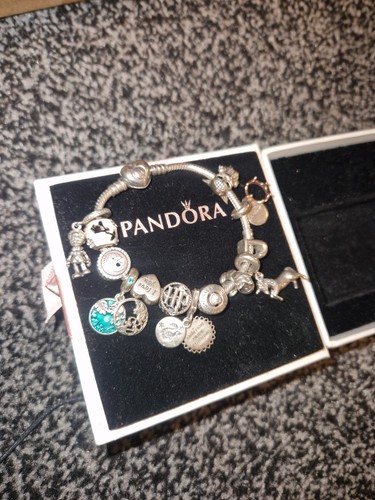 Pandora bracelet and charm - pandora,