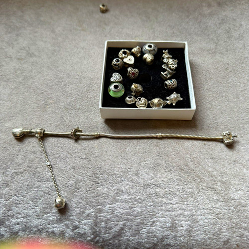 Genuine pandora bracelet 18cm - genuine,