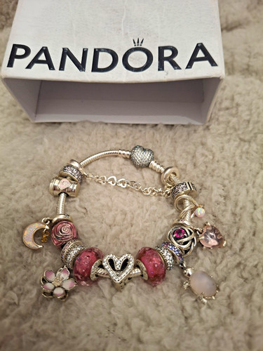Pandora silver chain charm - silver,