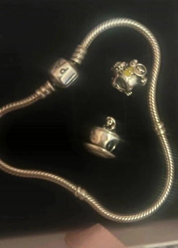Pandora silver snake - silver, chain