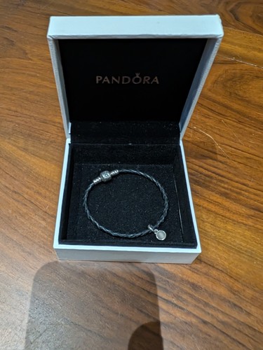 Pandora leather bracelet - bracelet, 18cm