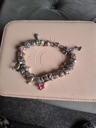 Pandora charm bracelet with - bracelet,