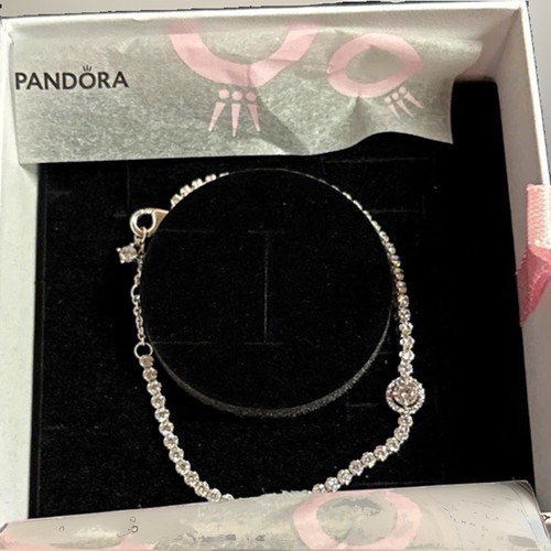 Pandora sparkling halo tennis - halo,