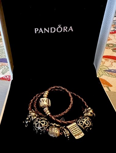 Pandora double wrap leather - double,