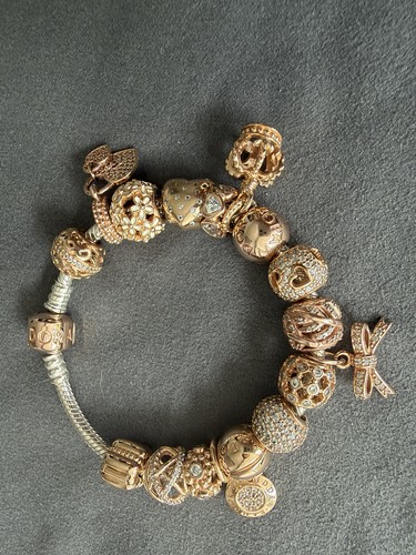 Pandora silver and rose gold - silver,
