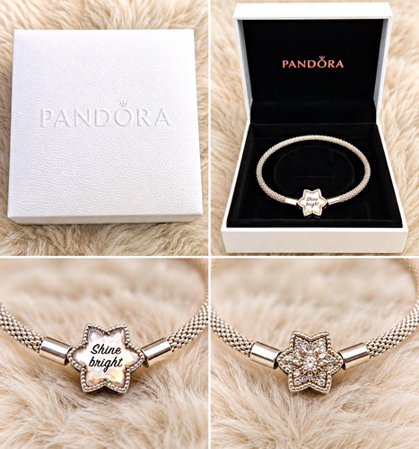 Pandora silver mesh bangle - mesh,