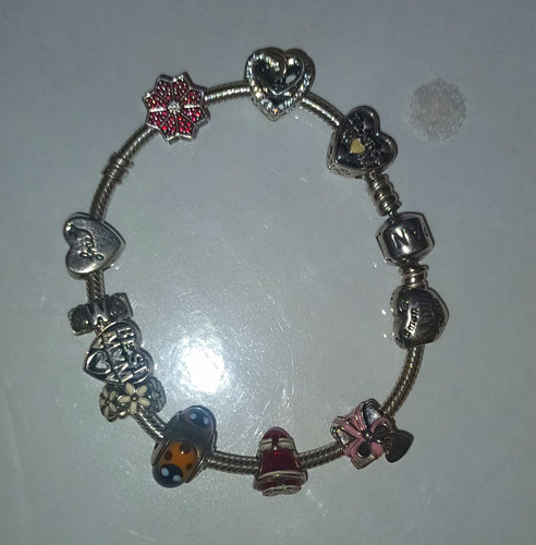 Pandora charm bracelet - charm, barrel