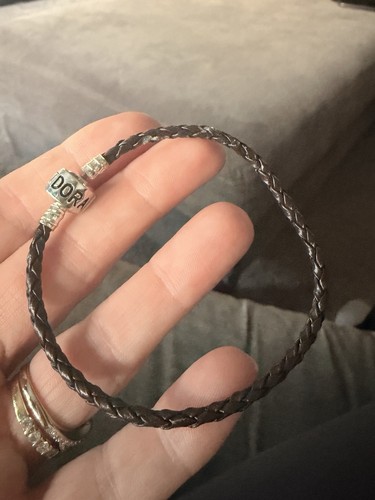 Pandora black braided leather - pandora,
