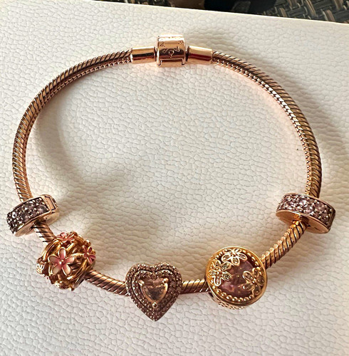 Pandora rose gold tone - gold,