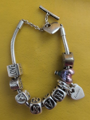Pandora silver bracelet with - pandora,