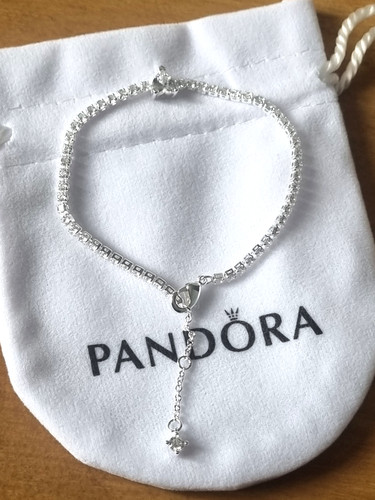 Pandora sparkling heart tennis - sparkling,