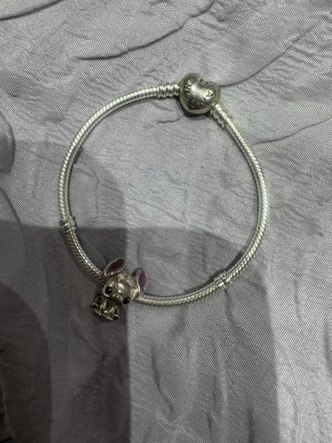 Pandora bracelet with stitch - pandora,