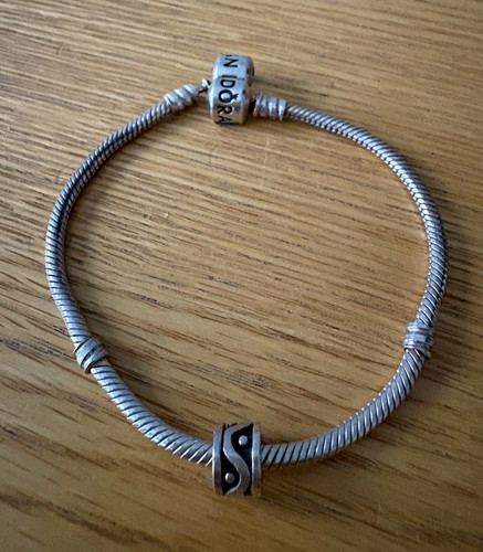 Pandora silver tone snake - pandora,