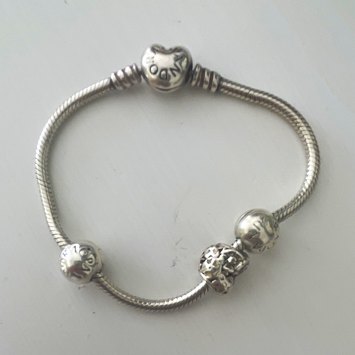 Pandora silver snake chain - silver,